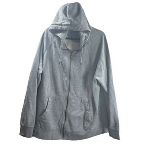 Russell Athletic Zip Hoodie Gray Fleece Jacket Athleisure Streetwear‎ XXL 2XL